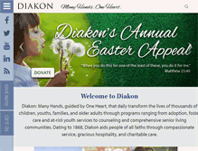 Tablet Screenshot of diakon.org